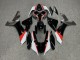 Purchase 2020-2025 Glossy Black & White with Red & Grey Yamaha R1 Motorcycle Fairings UK