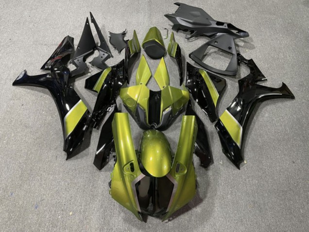 Purchase 2020-2025 Glossy Gold Black Yamaha R1 Motorcycle Fairings UK