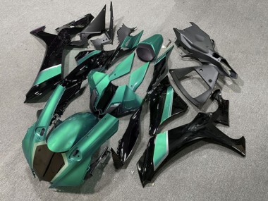 Purchase 2020-2025 Glossy Teal Black Yamaha R1 Motorcycle Fairings UK
