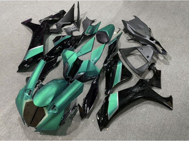 Purchase 2020-2025 Glossy Teal Black Yamaha R1 Motorcycle Fairings UK