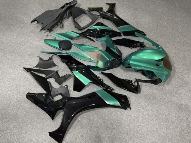 Purchase 2020-2025 Glossy Teal Black Yamaha R1 Motorcycle Fairings UK