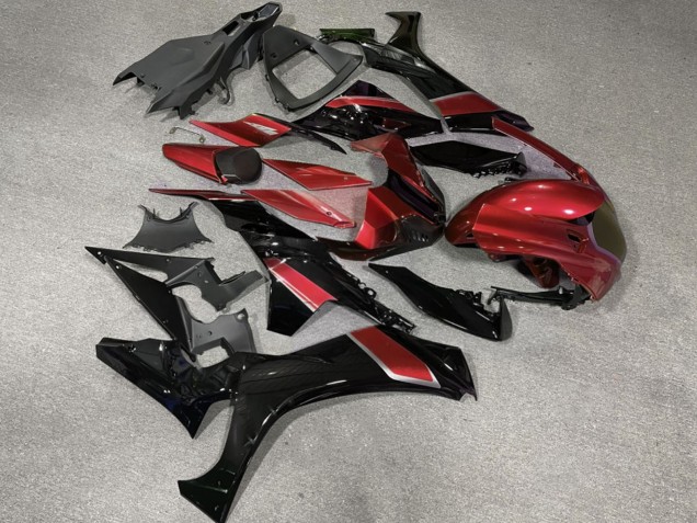 Purchase 2020-2025 Glossy Red Black Yamaha R1 Motorcycle Fairings UK