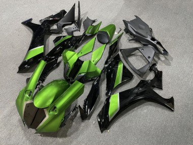 Purchase 2020-2025 Glossy Green Black Yamaha R1 Motorcycle Fairings UK