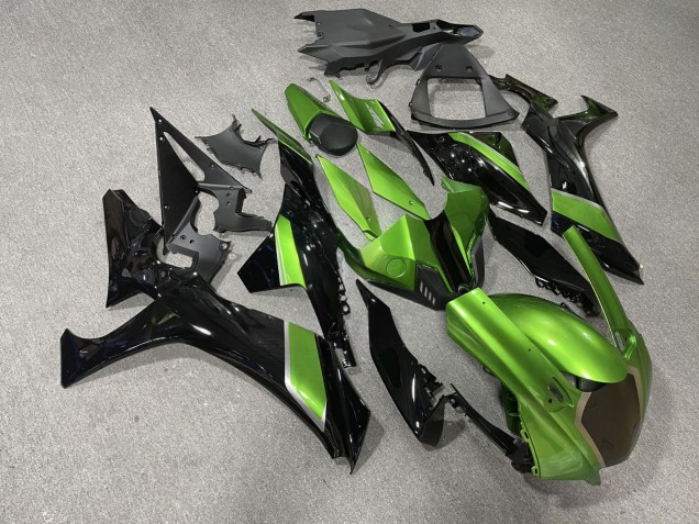 Purchase 2020-2025 Glossy Green Black Yamaha R1 Motorcycle Fairings UK