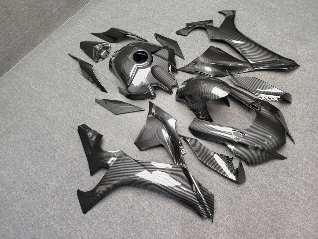 Purchase 2020-2025 Glossy Carbon Fiber Style Yamaha R1 Motorcycle Fairings UK