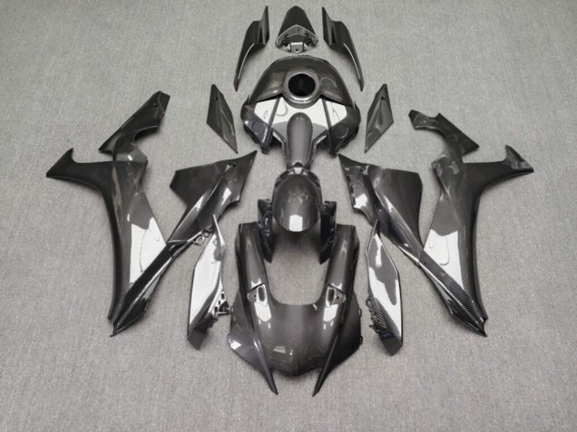 Purchase 2020-2025 Glossy Carbon Fiber Style Yamaha R1 Motorcycle Fairings UK