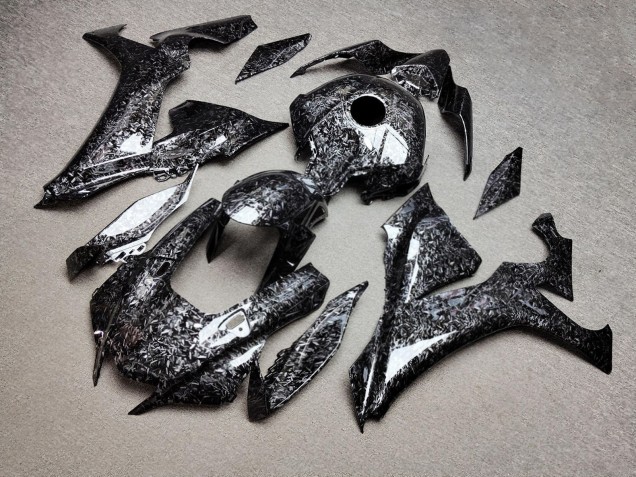 Purchase 2020-2025 Glossy Forged Carbon Fiber Style Yamaha R1 Motorcycle Fairings UK