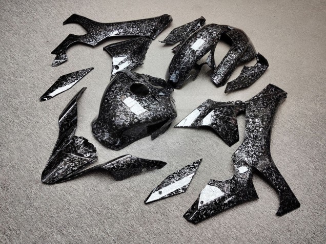 Purchase 2020-2025 Glossy Forged Carbon Fiber Style Yamaha R1 Motorcycle Fairings UK