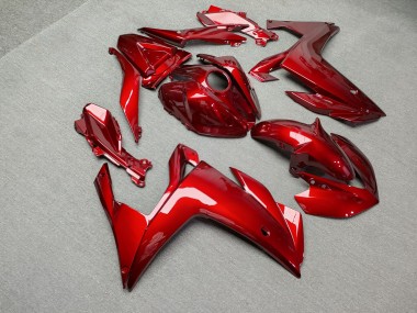 Purchase 2015-2018 Glossy Candy Red Yamaha R3/R25 Motorcycle Fairings UK