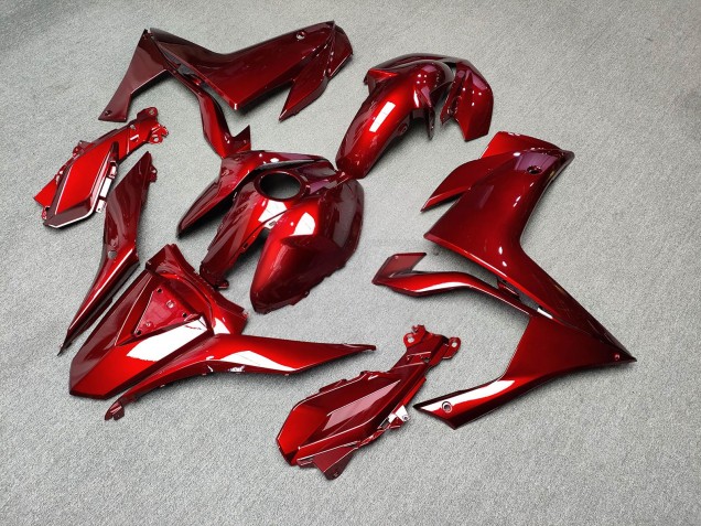 Purchase 2015-2018 Glossy Candy Red Yamaha R3/R25 Motorcycle Fairings UK
