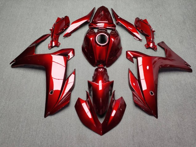 Purchase 2015-2018 Glossy Candy Red Yamaha R3/R25 Motorcycle Fairings UK