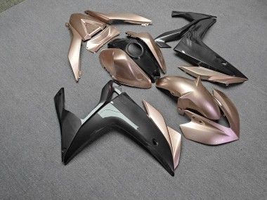 Purchase 2015-2018 Glossy Metallic Rose Gold & Black Yamaha R3/R25 Motorcycle Fairings UK