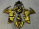 Purchase 2015-2018 Glossy Black Gold Zebra Yamaha R3/R25 Motorcycle Fairings UK