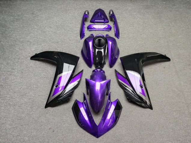 Purchase 2015-2018 Glossy Purple Black Silver Yamaha R3/R25 Motorcycle Fairings UK