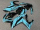 Purchase 2015-2018 Glossy Black Teal Yamaha R3/R25 Motorcycle Fairings UK