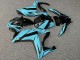 Purchase 2015-2018 Glossy Black Teal Yamaha R3/R25 Motorcycle Fairings UK