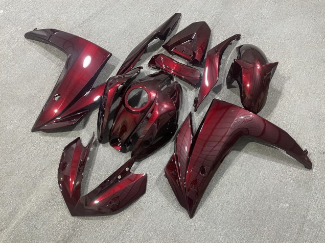 Purchase 2015-2018 Glossy Maroon Red Yamaha R3/R25 Motorcycle Fairings UK