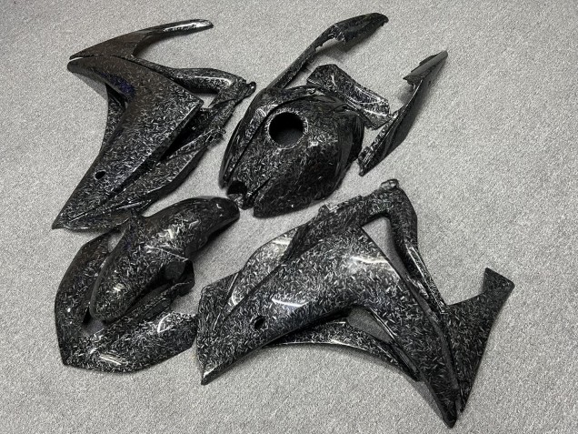 Purchase 2015-2018 Glossy Forged Carbon Fiber Style Yamaha R3/R25 Motorcycle Fairings UK