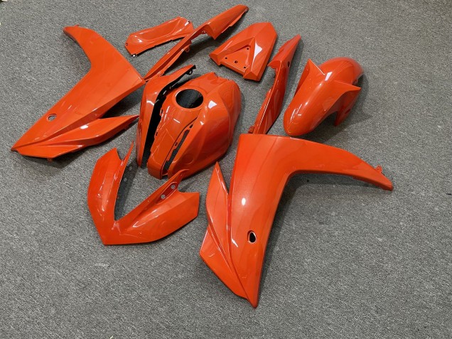 Purchase 2015-2018 Glossy Pearl Orange Yamaha R3/R25 Motorcycle Fairings UK