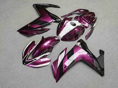 Purchase 2015-2018 Glossy Black & Pink Yamaha R3/R25 Motorcycle Fairings UK