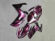 Purchase 2015-2018 Glossy Black & Pink Yamaha R3/R25 Motorcycle Fairings UK