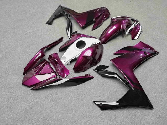 Purchase 2015-2018 Glossy Black & Pink Yamaha R3/R25 Motorcycle Fairings UK