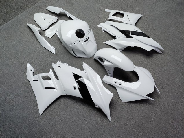 Purchase 2019-2021 Glossy White with Black Yamaha R3/R25 Motorcycle Fairings UK