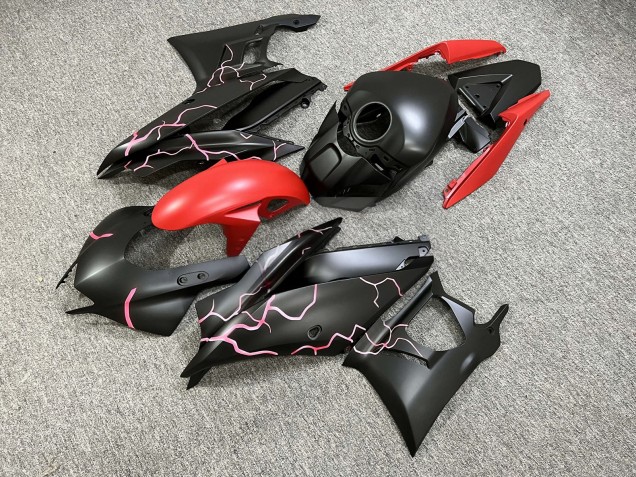 Purchase 2019-2021 Matte Black Red Lightnings Yamaha R3/R25 Motorcycle Fairings UK