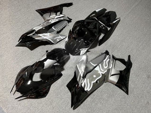 Purchase 2019-2021 Glossy Black & Grey Bull Yamaha R3/R25 Motorcycle Fairings UK