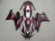 Purchase 2022-2024 Glossy Metallic Fuchsia with Black & White Yamaha R3/R25 Motorcycle Fairings UK
