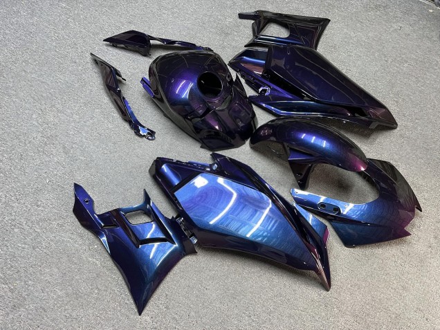 Purchase 2025-2026 Glossy Blue Chameleon Yamaha R3/R25 Motorcycle Fairings UK