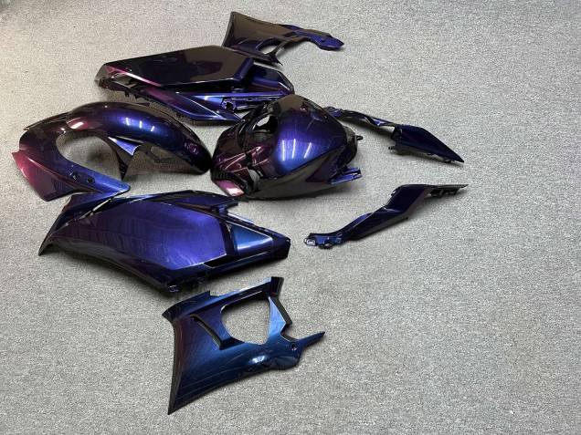 Purchase 2025-2026 Glossy Blue Chameleon Yamaha R3/R25 Motorcycle Fairings UK