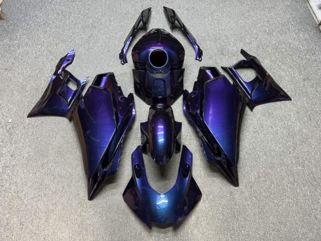 Purchase 2025-2026 Glossy Blue Chameleon Yamaha R3/R25 Motorcycle Fairings UK