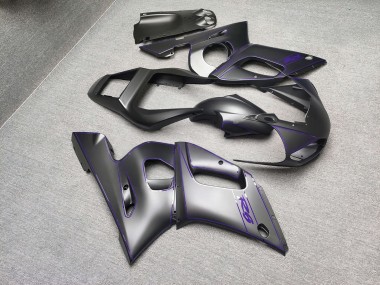 Purchase 1998-2002 Matte Black with Purple Yamaha R6 Motorcycle Fairings UK