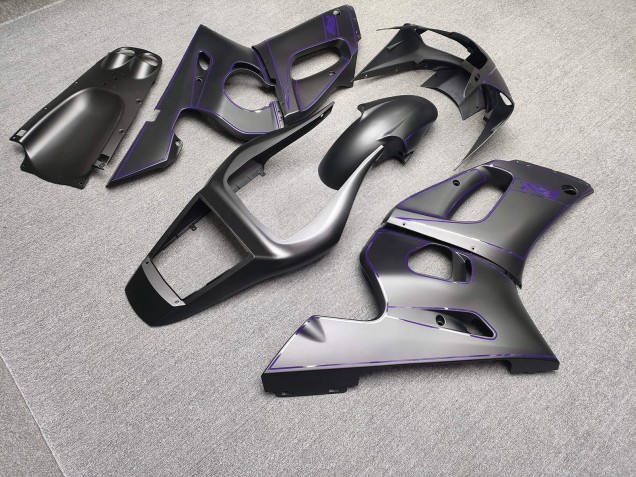 Purchase 1998-2002 Matte Black with Purple Yamaha R6 Motorcycle Fairings UK