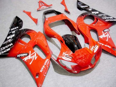 Purchase 1998-2002 Virgin Red Black Yamaha R6 Motorcycle Fairings UK