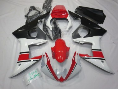 Purchase 2005 White Red Black Yamaha R6 Motorcycle Fairings UK