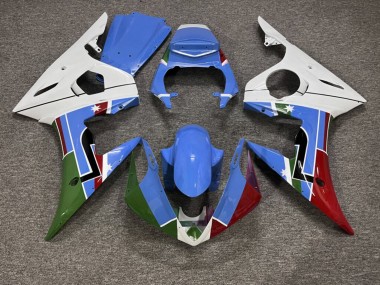 Purchase 2005 Glossy Blue White Green Red Yamaha R6 Motorcycle Fairings UK
