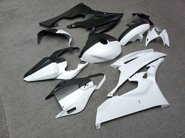 Purchase 2006-2007 Matte Black & White Split Yamaha R6 Motorcycle Fairings UK