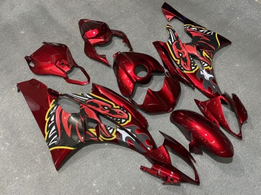Purchase 2006-2007 Glossy Red Fire Dragon Yamaha R6 Motorcycle Fairings UK