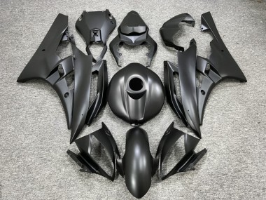 Purchase 2006-2007 Matte Black Yamaha R6 Motorcycle Fairings UK