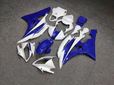 Purchase 2006-2007 Glossy Blue White Yamaha R6 Motorcycle Fairings UK