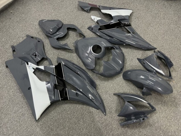 Purchase 2006-2007 Nardo Grey Glossy Black White Yamaha R6 Motorcycle Fairings UK