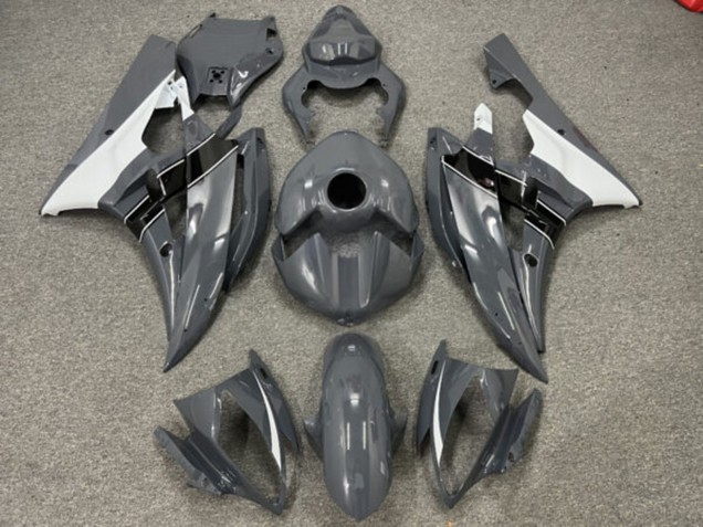 Purchase 2006-2007 Nardo Grey Glossy Black White Yamaha R6 Motorcycle Fairings UK