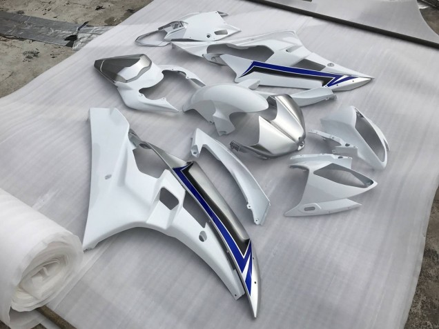 Purchase 2006-2007 Silver Blue Yamaha R6 Motorcycle Fairings UK
