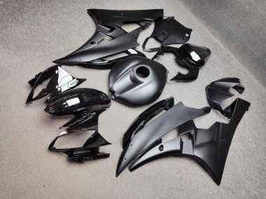 Purchase 2006-2007 Matte Glossy Black Yamaha R6 Motorcycle Fairings UK