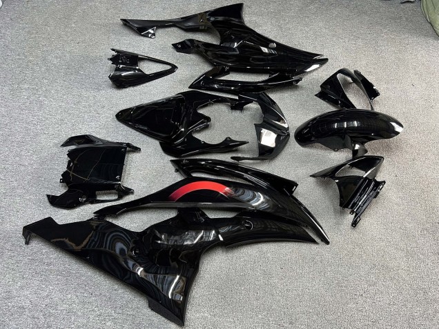 Purchase 2008-2016 Glossy Black & Red Yamaha R6 Motorcycle Fairings UK