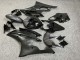 Purchase 2008-2016 Glossy Black & Carbon Fiber Style with Matte Grey Yamaha R6 Motorcycle Fairings UK