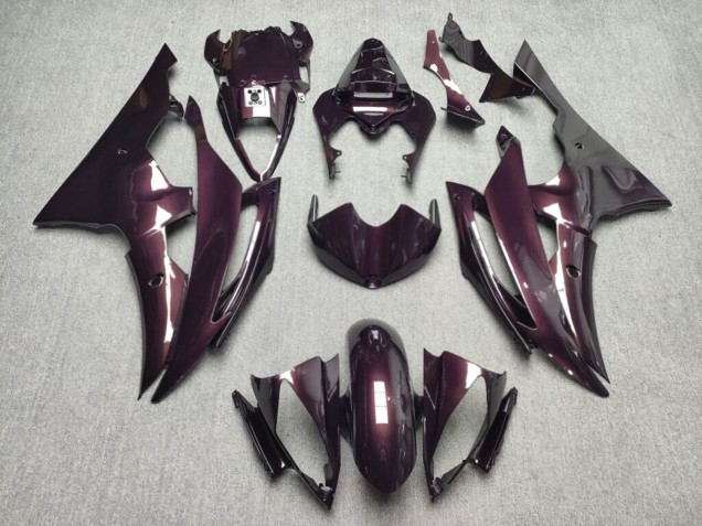 Purchase 2008-2016 Glossy Crimson Black Yamaha R6 Motorcycle Fairings UK