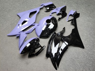 Purchase 2008-2016 Glossy Light Purple Black Split Yamaha R6 Motorcycle Fairings UK